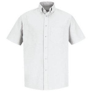 Red Kap™ Men's Short Sleeve Executive Oxford Dress Shirt - White