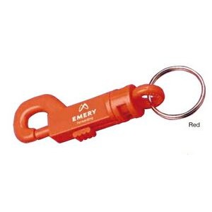 Standard Plastic Key Clip w/ Split Ring