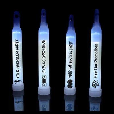 Imprinted USA Made 6" White Glow Light Sticks