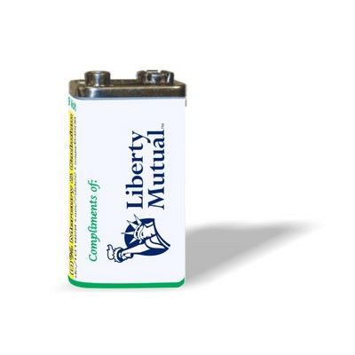 Batteries 9-VOLT NON-Alkaline Printed
