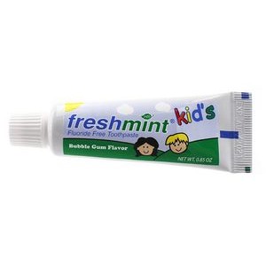 Freshmint Kids Fluoride Free Toothpaste , Bubble Gum Flavor with Custom Logo
