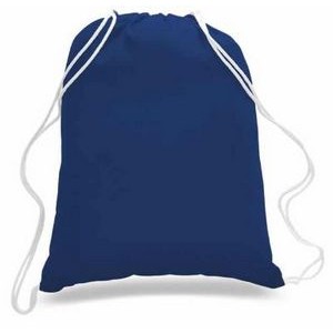 Large 100% Cotton Sheeting Drawstring Sport Pack 17"Wx 20"H (includes up to full color imprint)