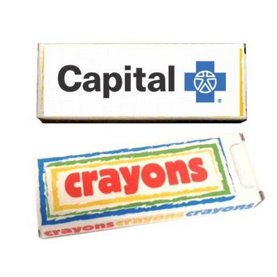 Crayon 4-Pack with logo from 1 COLOR to FULL COLOR