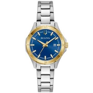 Bulova Ladies Two-tone Watch with Blue Dial