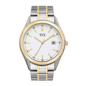 TFX by Bulova Men's Corporate Collection Watch with Two-tone Band