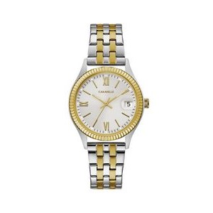Caravelle Ladies' Watch with two tone band