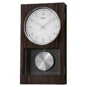 Seiko Wall Clock with Pendulum and Dual Chimes