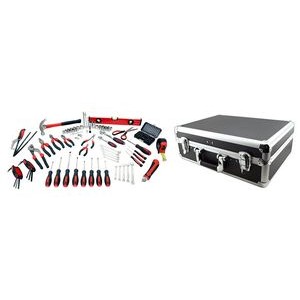 140 Piece Comprehensive Tool Kit w/ Black Aluminum Case & Dividers