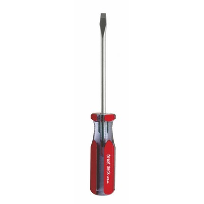 A Line Super Prof Screwdriver w/ Clear Handle (4 1/2") 1/8" Slotted)