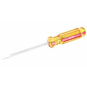 G Line Professional Screwdriver w/ Amber Handle (8") 3/16" Slotted