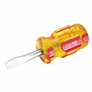 G Line Professional Screwdriver w/ Amber Handle (3 1/2") 1/4" Slotted)