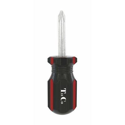 D Line Screwdriver with Red/Black Handle (3 1/2")#2 Phillips