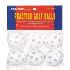 Plastic Golf Ball (6 Pack)