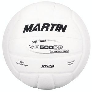 White Composite Leather Volleyball
