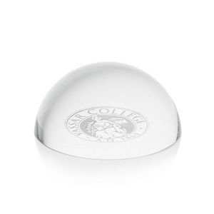 Dome Paperweight - Optical 3½"