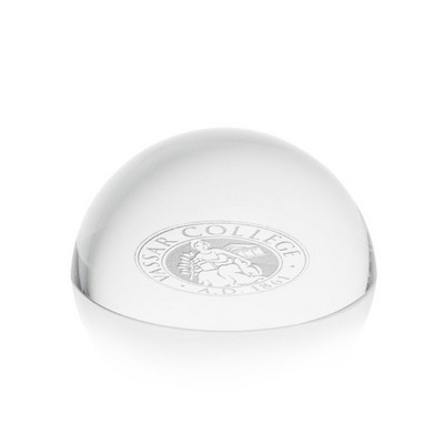 Dome Paperweight - Optical 3½"
