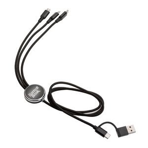 Fuller Light-Up Multi-Charge Cable - Black