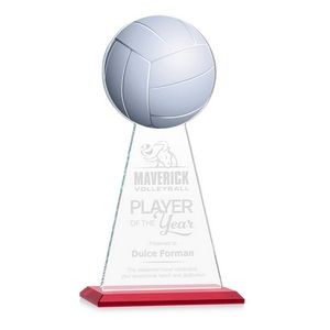 VividPrint/Etch Award - Edenwood Volleyball/Red 11"