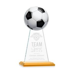 VividPrint/Etch Award - Edenwood Soccer/Amber 9"