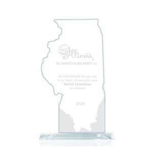 State Map - Jade 8" - Illinois