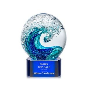 Surfside Award on Paragon Blue - 4" Diam