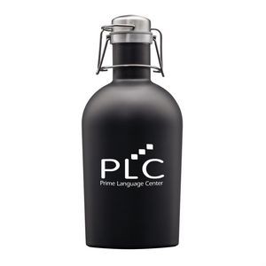The Plymouth Classic Growler - 64oz Black
