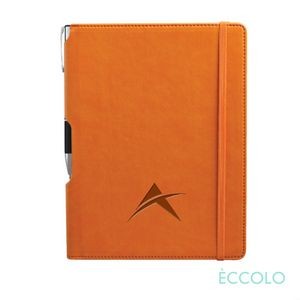 Eccolo® Tempo Journal/Clicker Pen - (M) Orange