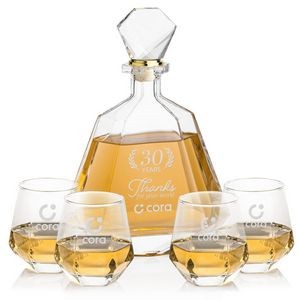 Hartsdale Decanter & 4 On-the-Rocks