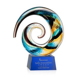 Nazare Award on Robson Blue - 7" Diam