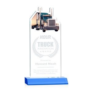 VividPrint™/Etch Award - Longhaul/Sky Blue 9"