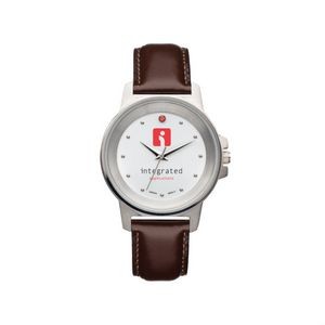 The Refined Watch - Ladies - White/Red/Brown