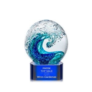 Surfside Award on Paragon Blue - 3" Diam