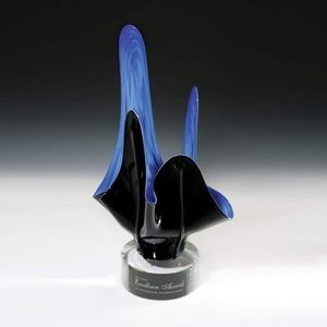 Cerulean Splash Award - Artglass/Optical 22"