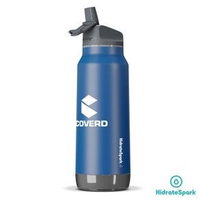 Hidrate Spark® Pro Straw Steel Water Bottle - 32oz Deep Blue