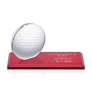VividPrint™ Award - Northam Golf/Red 3"x7"