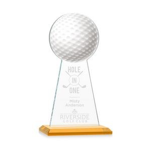 VividPrint/Etch Award - Edenwood Golf/Amber 9"