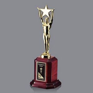 Ainsworth Award - Rosewood/Gold 11-3/8"