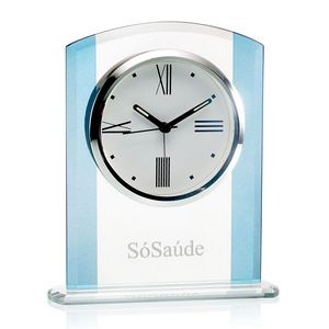 Broadland Clock - Clear/Blue 6¼"