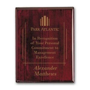 Laser Engraved Plaq - Rosewood 10½"x13"
