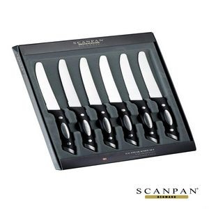 Scanpan® 6pc Steak Knife Set - Black
