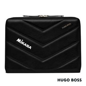 Hugo Boss® A4 Triga Conference Folder- Black