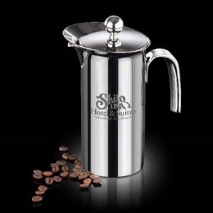 French Coffee Press - 18/8 Stainless Steel 26oz
