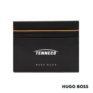 Hugo Boss® Gear Card Holder - Black Yellow