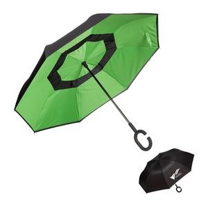 The Panache Smart Umbrella - Lime Green