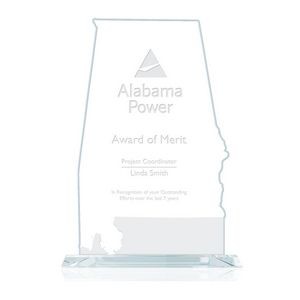 State Map - Jade 10" - Alabama