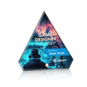 VividPrint™ Award - Polaris Diamond/Gold 6" High