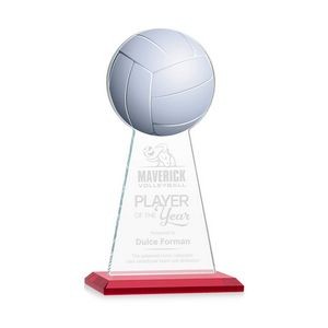 VividPrint/Etch Award - Edenwood Volleyball/Red 9"