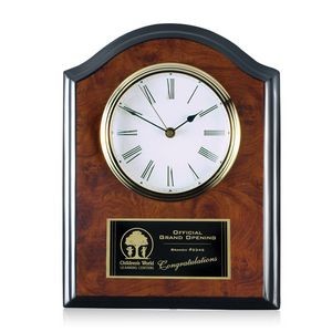 Fallingbrook Clock Plaque - Burlwood