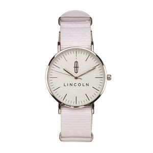 The Hardy Unisex Watch - White Band/White Dial