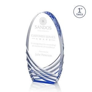 Westbury Award - Acrylic/Blue 8"